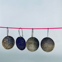 Load image into Gallery viewer, Fabric Print Sterling Silver Earrings design 2