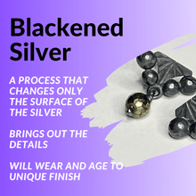 Load image into Gallery viewer, Sterling Silver with Pyrite Bead Stud Earrings