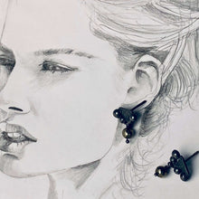 Load image into Gallery viewer, Sterling Silver with Pyrite Bead Stud Earrings
