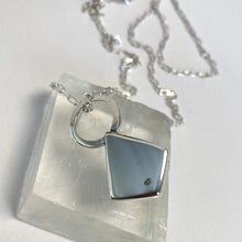 Load image into Gallery viewer, Crystal Quartz Prism and Sterling Silver Pendant