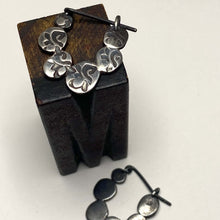 Load image into Gallery viewer, Sterling Silver Blackened Pattern Earrings