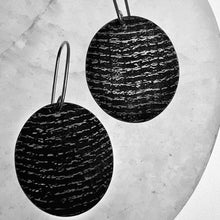 Load image into Gallery viewer, Fabric Print Sterling Silver Earrings