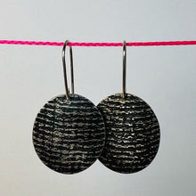 Load image into Gallery viewer, Fabric Print Sterling Silver Earrings