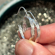 Load image into Gallery viewer, Sterling Silver Hoop Earrings
