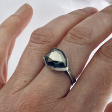 Load image into Gallery viewer, Pyrite Ring with Dark Satin Finish