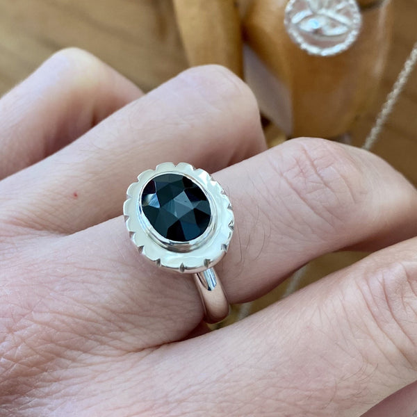 Sparkly Spinel Ring