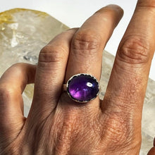 Load image into Gallery viewer, Amethyst Silver Ring