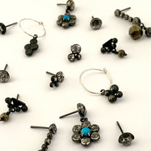 Load image into Gallery viewer, Sterling Silver Stamped Stud Earrings