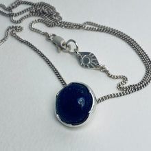 Load and play video in Gallery viewer, Lapis Lazuli and Sterling Silver Pendant