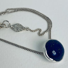 Load image into Gallery viewer, Lapis Lazuli and Sterling Silver Pendant