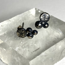Load image into Gallery viewer, Sterling Silver Stamped Stud Earrings