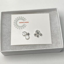 Load image into Gallery viewer, Sterling Silver Stamped Stud Earrings