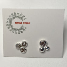 Load image into Gallery viewer, Sterling Silver Stamped Stud Earrings