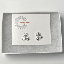 Load image into Gallery viewer, Sterling Silver Stamped Stud Earrings