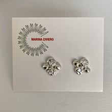 Load image into Gallery viewer, Sterling Silver Stamped Stud Earrings