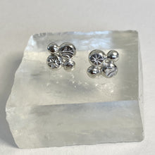Load image into Gallery viewer, Sterling Silver Stamped Stud Earrings