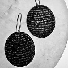 Load image into Gallery viewer, Fabric Print Sterling Silver Earrings
