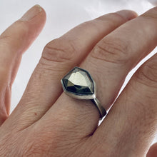 Load image into Gallery viewer, Pyrite Ring with Dark Satin Finish
