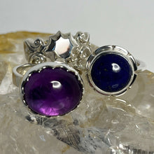 Load image into Gallery viewer, Amethyst Silver Ring
