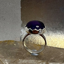 Load image into Gallery viewer, Amethyst Silver Ring
