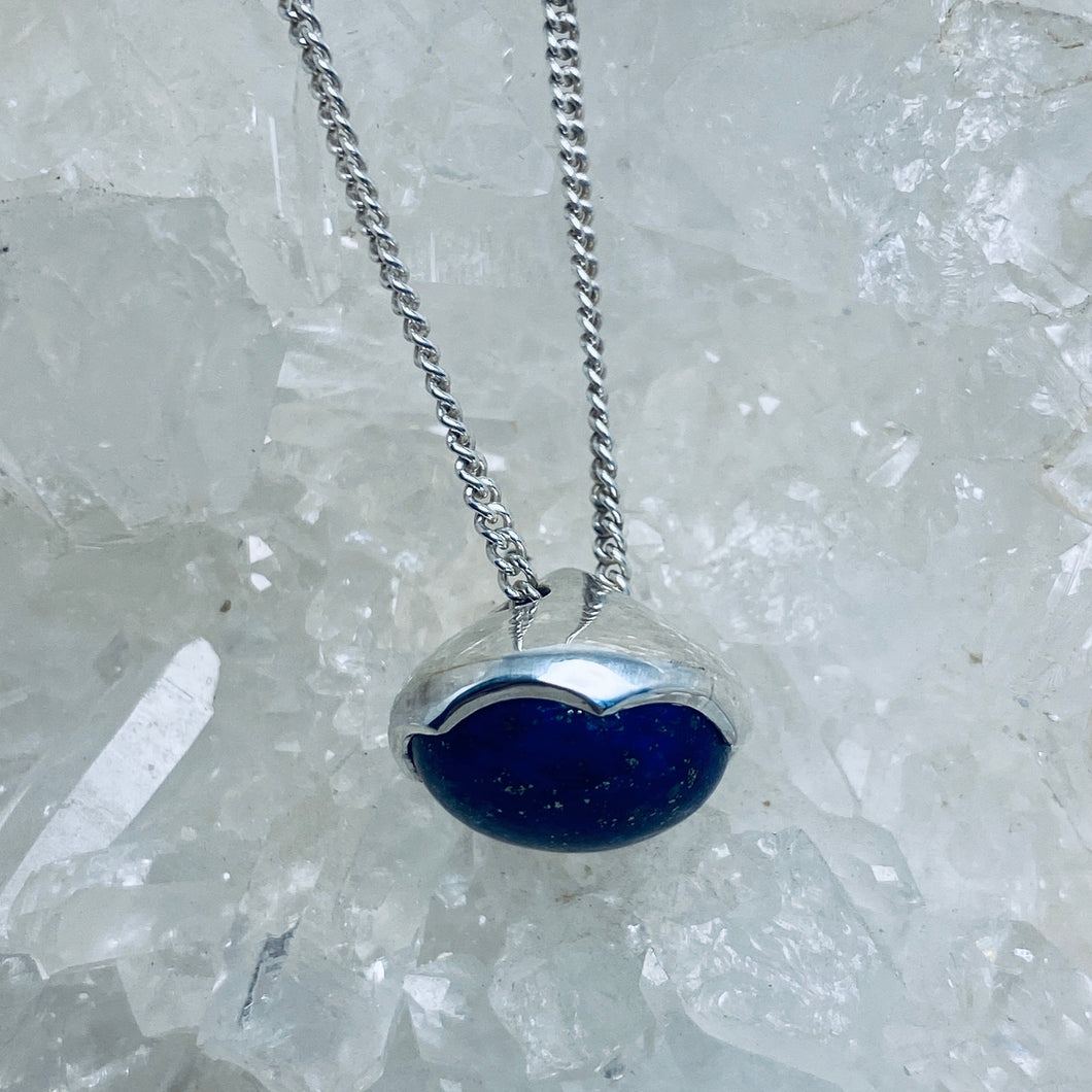 Lapis Lazuli and Sterling Silver Pendant