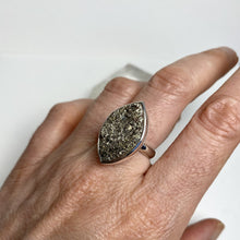 Load image into Gallery viewer, Pyrite Druzy Ring
