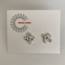 Load image into Gallery viewer, Sterling Silver Stamped Stud Earrings
